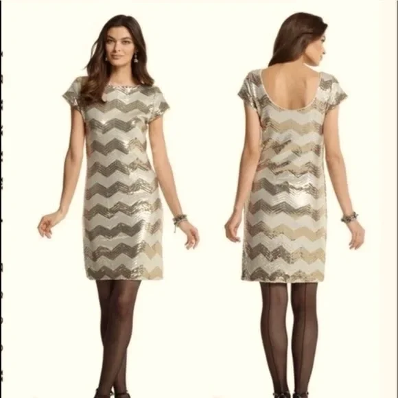 White House Black Market | Dresses | White House Black Market Sequin Dress  Size Xs | Poshmark